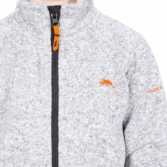 Trespass Kids' Mario Full-Zip Fleece Сив марл 