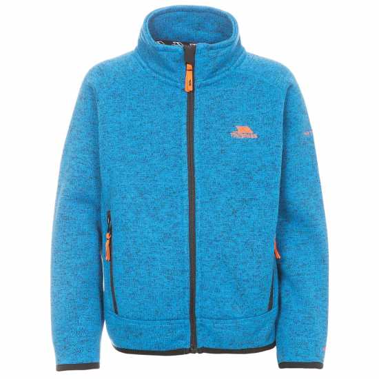 Trespass Kids' Mario Full-Zip Fleece Син Марл 