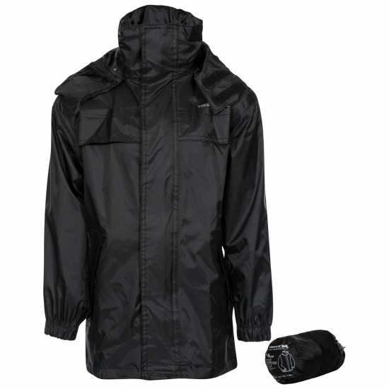 Trespass Непромокаемо Яке Kids' Parka Waterproof Jacket Черно 