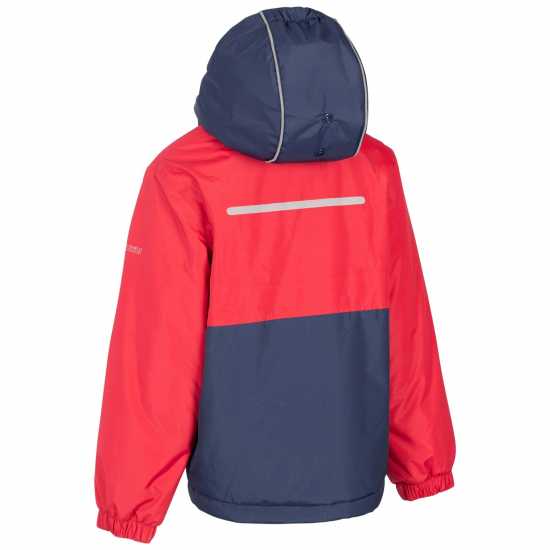 Непромокаемо Яке Trespass Unisex Kids' Risk Waterproof Jacket Червено 