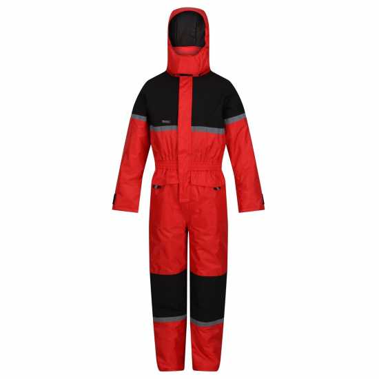 Непромокаемо Яке Regatta Kids' Rancher Waterproof Jacket КласRed / Blk Непромокаемо Яке Regatta Kids' Rancher Waterproof Jacket КласRed / Blk