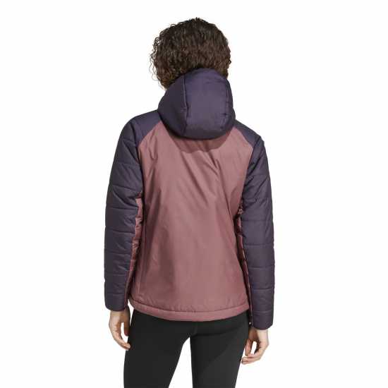 Adidas Дамско Яке С Качулка Terrex Multi Synthetic Insulated Hooded Jacket Womens Черно/Красно Дамски якета и палта