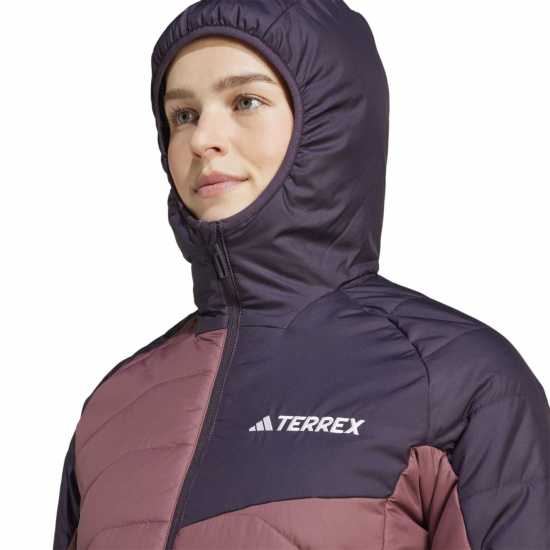 Adidas Дамско Яке С Качулка Terrex Multi Synthetic Insulated Hooded Jacket Womens Черно/Красно Дамски якета и палта