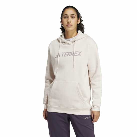 Дамски полар Adidas Terrex Logo Hoodie Womens Пути Мауве Adidas Terrex Logo Hoodie Womens Пути Мауве Дамски полар