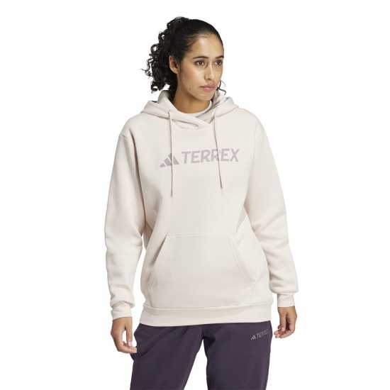 Дамски полар Adidas Terrex Logo Hoodie Womens Пути Мауве Adidas Terrex Logo Hoodie Womens Пути Мауве Дамски полар