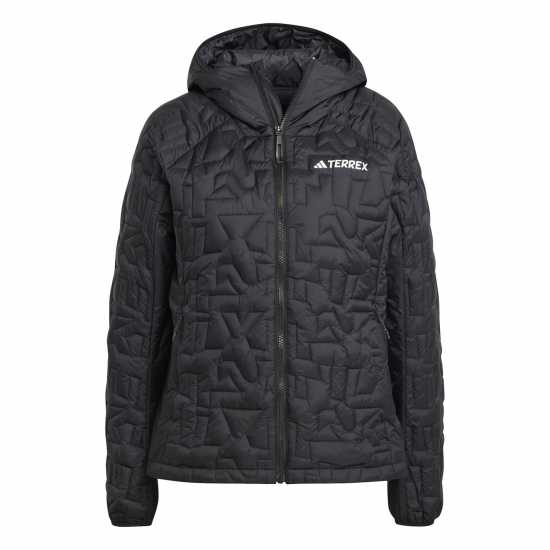 Adidas Дамско Яке С Качулка Terrex Xperior Primaloft Loose Fill Insulated Hooded Jacket Womens Черно Дамски якета и палта