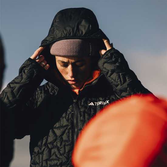 Adidas Дамско Яке С Качулка Terrex Xperior Primaloft Loose Fill Insulated Hooded Jacket Womens Черно Дамски якета и палта