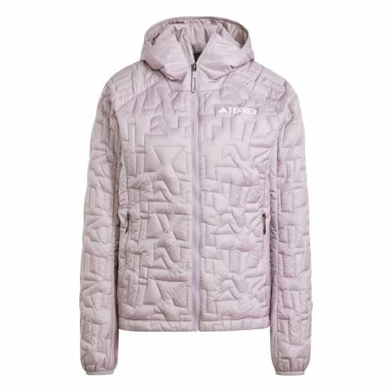 Adidas Дамско Яке С Качулка Terrex Xperior Primaloft Loose Fill Insulated Hooded Jacket Womens Щипка/Черно Дамски якета и палта