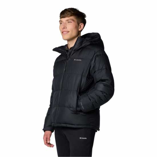 Columbia Men's Pike Lake Hooded Water-Resistant Insulated Puffer Jacket Черно 