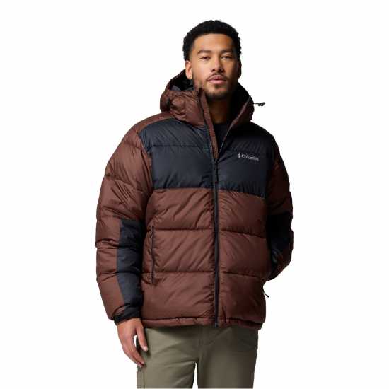 Columbia Men's Pike Lake Hooded Water-Resistant Insulated Puffer Jacket Тютюн 