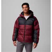 Columbia Men's Pike Lake Hooded Water-Resistant Insulated Puffer Jacket Богато вино 