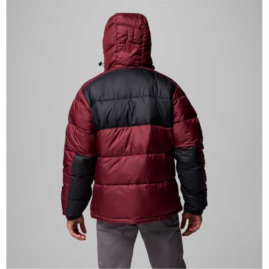 Columbia Men's Pike Lake Hooded Water-Resistant Insulated Puffer Jacket Богато вино 