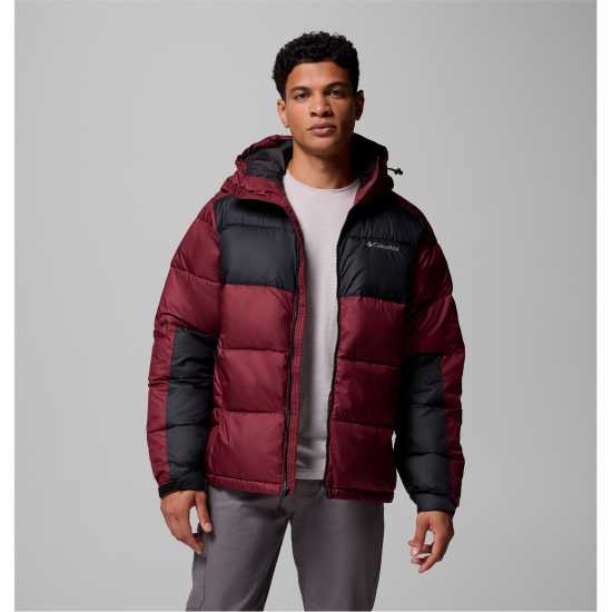 Columbia Men's Pike Lake Hooded Water-Resistant Insulated Puffer Jacket Богато вино 
