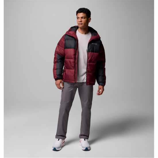 Columbia Men's Pike Lake Hooded Water-Resistant Insulated Puffer Jacket Богато вино 