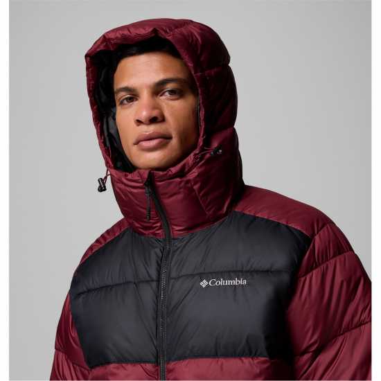 Columbia Men's Pike Lake Hooded Water-Resistant Insulated Puffer Jacket Богато вино 