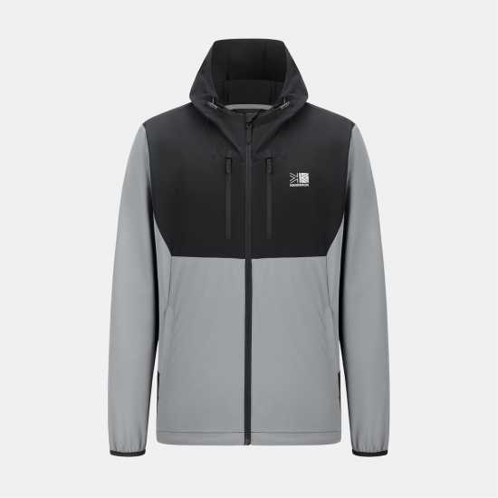 Karrimor Шел Яке Mens Base Camp Windproof Dwr Long Sleeve Softshell Jacket  