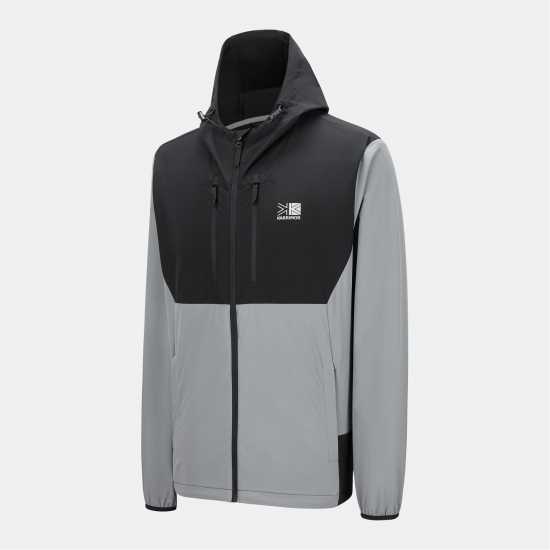 Karrimor Шел Яке Mens Base Camp Windproof Dwr Long Sleeve Softshell Jacket  