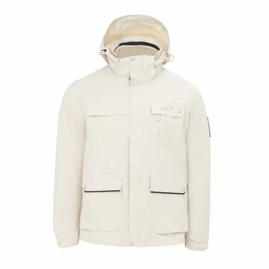 Gelert Men's 3-In-1 Windproof Fleece Lined Detachable Hood Long Sleeve Jacket Хаки 