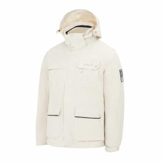 Gelert Men's 3-In-1 Windproof Fleece Lined Detachable Hood Long Sleeve Jacket Хаки 