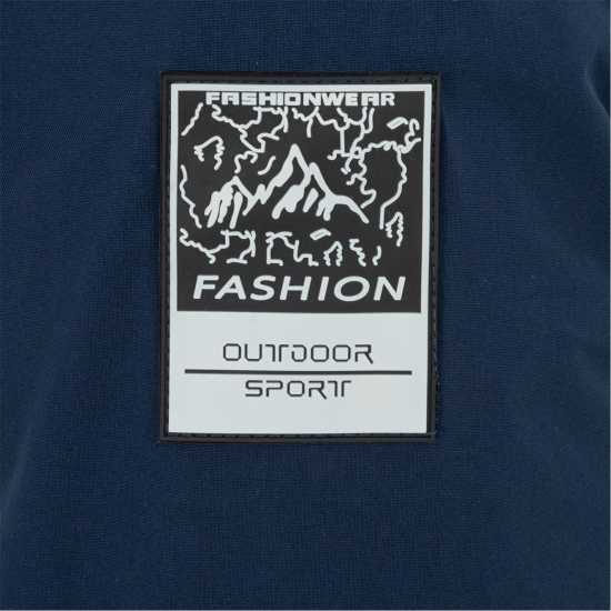 Gelert Men's 3-In-1 Windproof Fleece Lined Detachable Hood Long Sleeve Jacket Морска синьо 