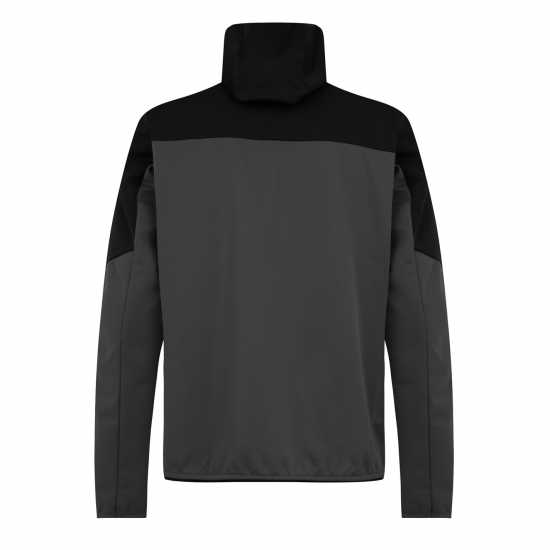 Jack Wolfskin Шел Яке Men's Feldberg Water Resistant Windproof Hooded Long Sleeve Softshell Jacket Сиво 