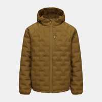 Karrimor Men's Heat-Sealed Hooded Long Sleeve Full Zip Insulated Puffer Jacket Кафяво 