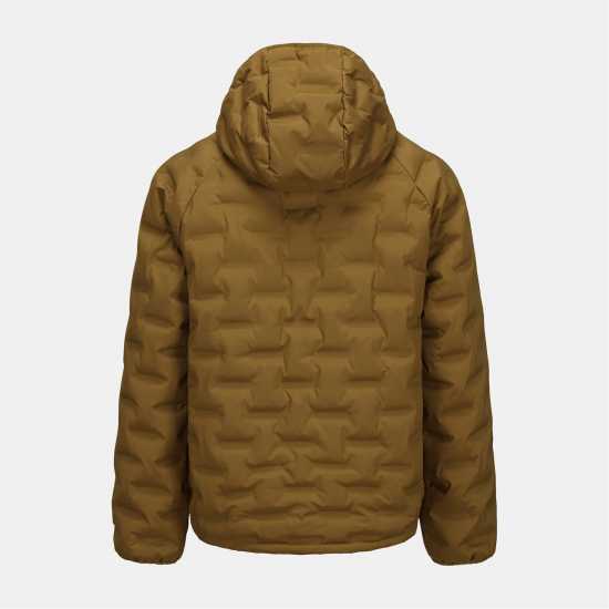 Karrimor Men's Heat-Sealed Hooded Long Sleeve Full Zip Insulated Puffer Jacket Кафяво 