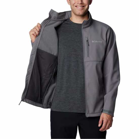 Шел Яке Columbia Men's Ascender Water And Wind Resistant Softshell Jacket Grey 