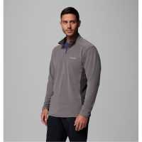Мъжки Полар С Цип Columbia Klamath Range Half Zip Fleece Mens Градски сив 