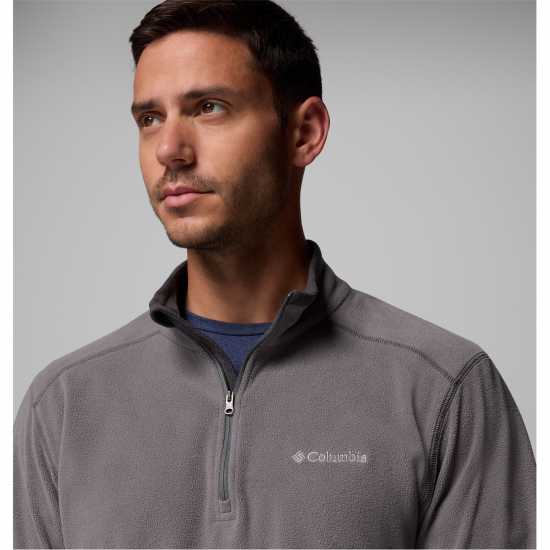Мъжки Полар С Цип Columbia Klamath Range Half Zip Fleece Mens Градски сив 