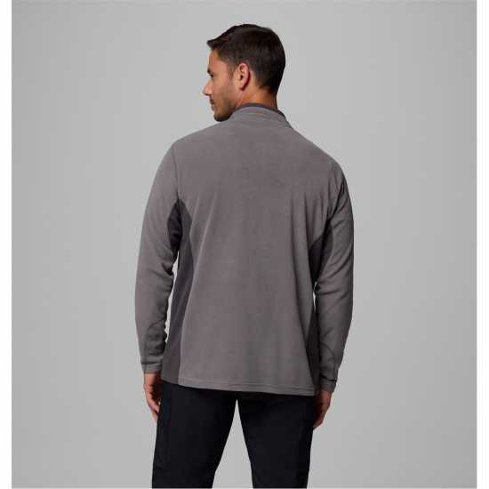 Мъжки Полар С Цип Columbia Klamath Range Half Zip Fleece Mens Градски сив 