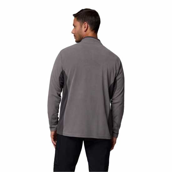 Мъжки Полар С Цип Columbia Klamath Range Half Zip Fleece Mens City Grey 