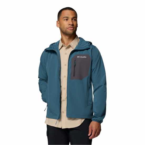 Шел Яке Columbia Men's Tall Heights Water Repellent Softshell Jacket Blue Мъжки якета и палта