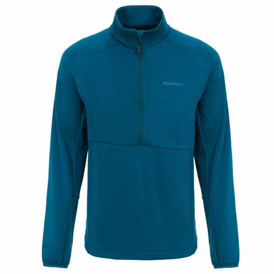Karrimor Мъжко Яке С Цип Grid Fleece Half Zip Jacket Mens Синьо Мъжки полар