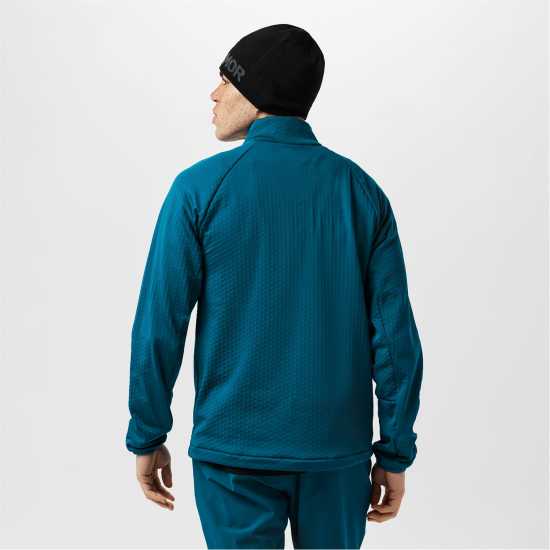 Karrimor Мъжко Яке С Цип Grid Fleece Half Zip Jacket Mens Синьо Мъжки полар
