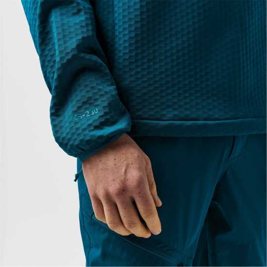 Karrimor Мъжко Яке С Цип Grid Fleece Half Zip Jacket Mens Синьо Мъжки полар