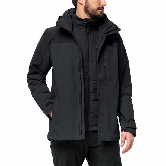 Jack Wolfskin Men's Romberg Waterproof Windproof Primaloft 3-In-1 Jacket Jack Wolfskin Men's Romberg Waterproof Windproof Primaloft 3-In-1 Jacket
