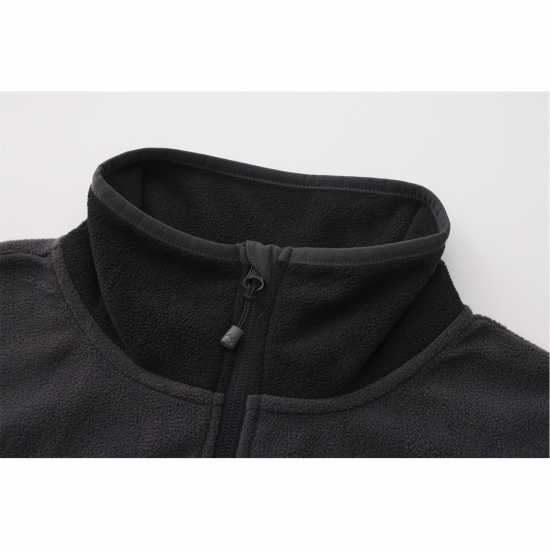 Мъжки полар Gelert Мъжка Блуза Полар Quarter Snap Fleece Top Mens Black/Grey Gelert Мъжка Блуза Полар Quarter Snap Fleece Top Mens Black/Grey Мъжки полар