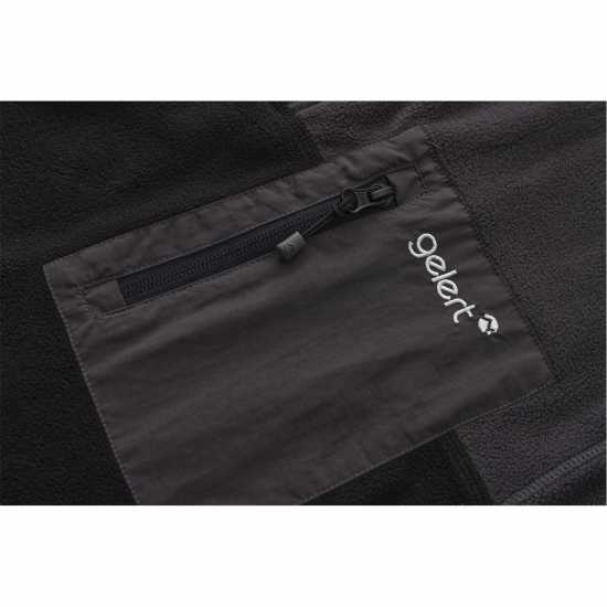 Мъжки полар Gelert Мъжка Блуза Полар Quarter Snap Fleece Top Mens Black/Grey Gelert Мъжка Блуза Полар Quarter Snap Fleece Top Mens Black/Grey Мъжки полар
