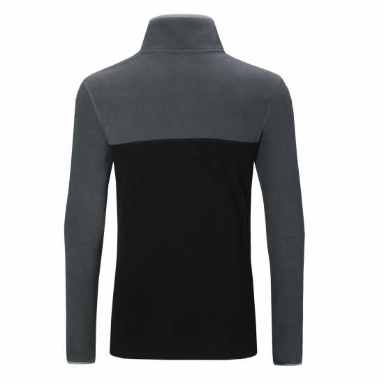 Мъжки полар Gelert Мъжка Блуза Полар Quarter Snap Fleece Top Mens Charcoal/Black Gelert Мъжка Блуза Полар Quarter Snap Fleece Top Mens Charcoal/Black Мъжки полар