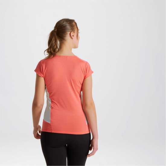 Craghoppers Women's Crag Atmos Short-Sleeve Performance T-Shirt Рио Червено 