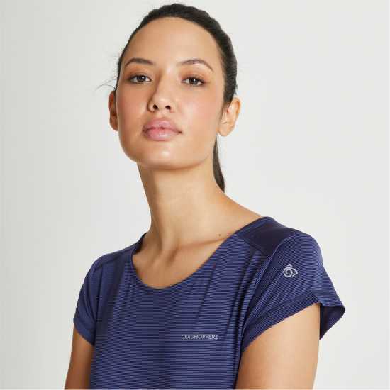 Craghoppers Women's Crag Atmos Short-Sleeve Performance T-Shirt Синьо морско 