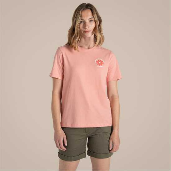 Craghoppers Women's Crag Malibo Short-Sleeve Performance T-Shirt Sunset Haze Craghoppers Women's Crag Malibo Short-Sleeve Performance T-Shirt Sunset Haze