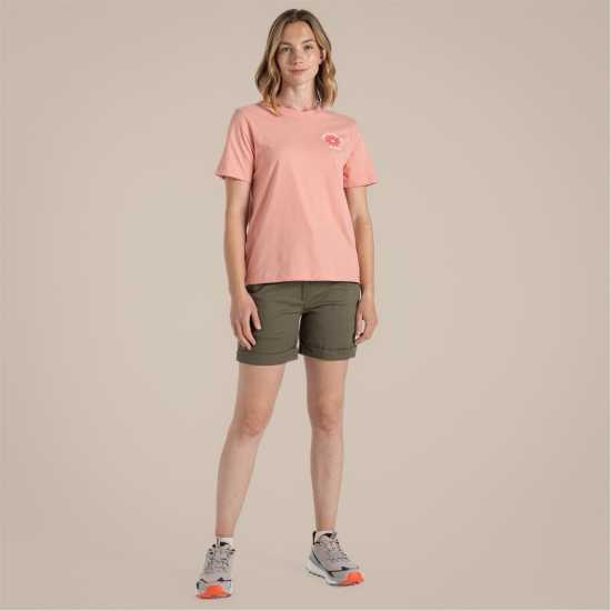 Craghoppers Women's Crag Malibo Short-Sleeve Performance T-Shirt Sunset Haze Craghoppers Women's Crag Malibo Short-Sleeve Performance T-Shirt Sunset Haze