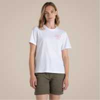 Craghoppers Women's Crag Malibo Short-Sleeve Performance T-Shirt OptWhtBeKind
