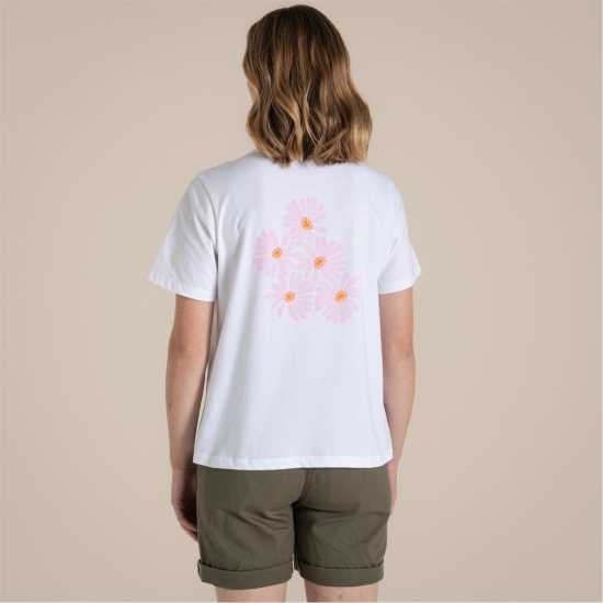 Craghoppers Women's Crag Malibo Short-Sleeve Performance T-Shirt OptWhtBeKind 