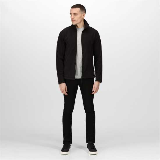 Мъжки полар Regatta Micro Full Zip Fleece Черно Regatta Micro Full Zip Fleece Черно Мъжки полар
