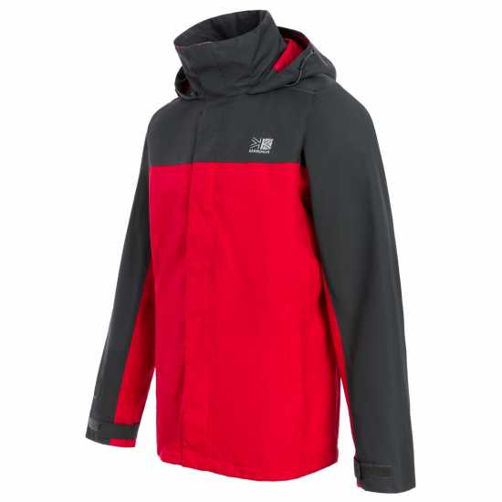 Karrimor Непромокаемо Яке Мъжко 3 In 1 Waterproof Jacket Mens Сиво/Горещо червено 
