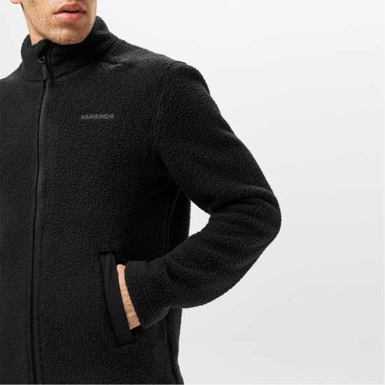 Karrimor Мъжка Блуза Полар Zip-Up Fleece Top Mens Черно Мъжки полар
