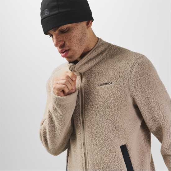 Мъжки полар Karrimor Мъжка Блуза Полар Zip-Up Fleece Top Mens Бежово Karrimor Мъжка Блуза Полар Zip-Up Fleece Top Mens Бежово Мъжки полар